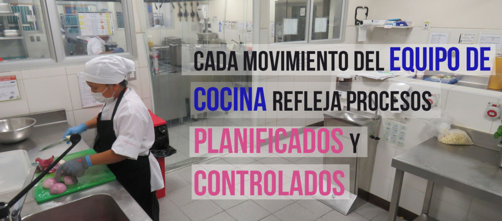 Cocina hospitalaria, procesos seguros y controlados